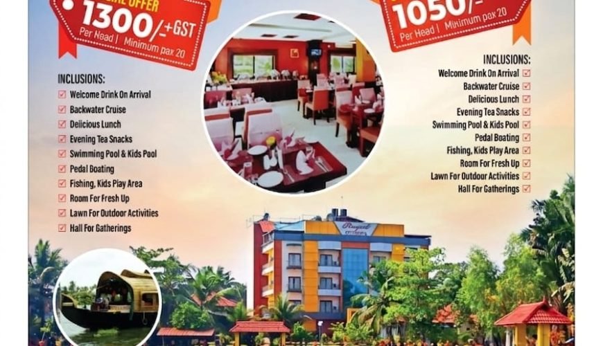 Royal Riviera Kumarakom Day Out Packages