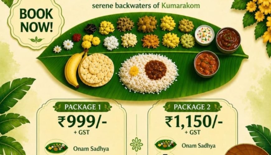 Celebrate Onam 2026 in Kumarakom with Royal Riviera