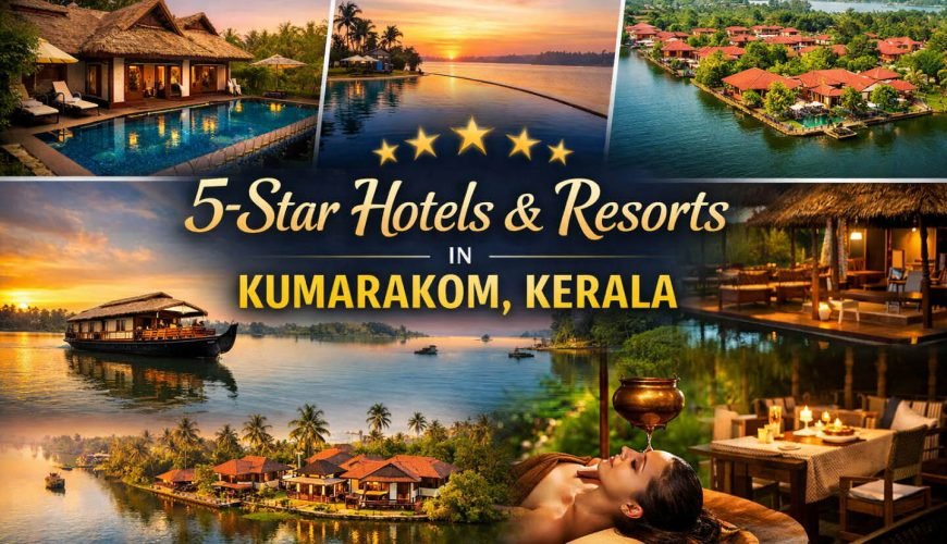 5-Star Hotels & Resorts in Kumarakom, Kerala: The Ultimate Luxury Travel Guide 