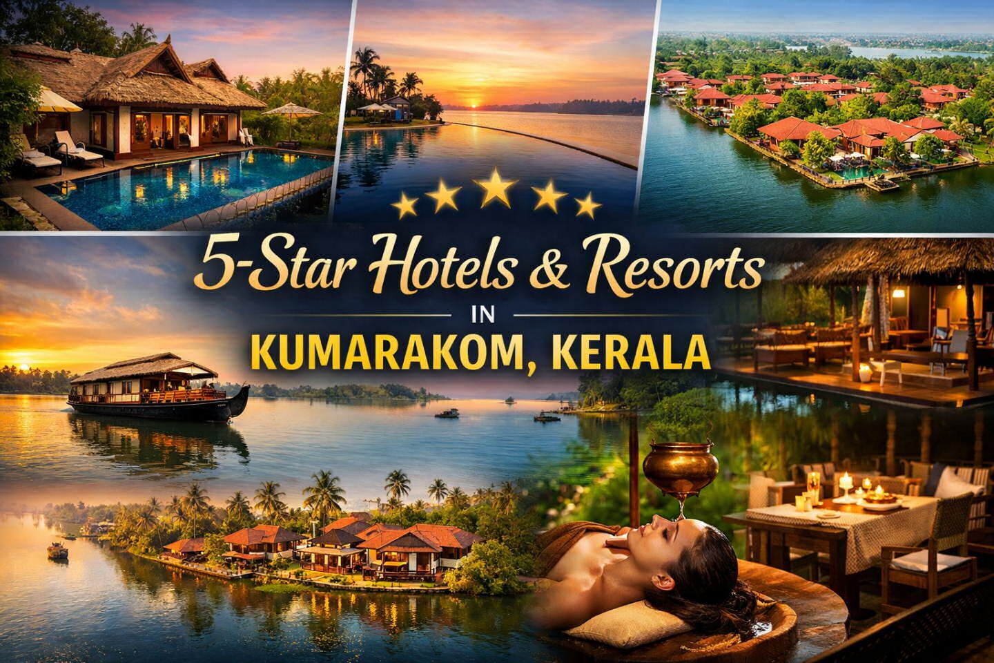 5-Star Hotels & Resorts in Kumarakom, Kerala: The Ultimate Luxury Travel Guide 