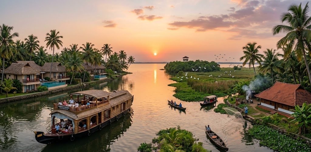 Perfect 2-Day Kumarakom Itinerary: Backwaters, Bird Sanctuary & Relaxation (2026 Guide)