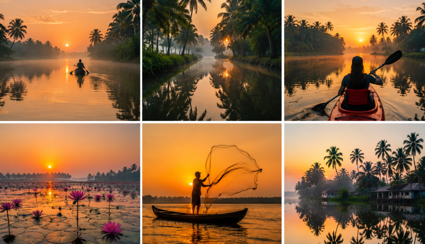 Where Evenings Become Memories: Experience the Magical Sunsets of Kumarakom