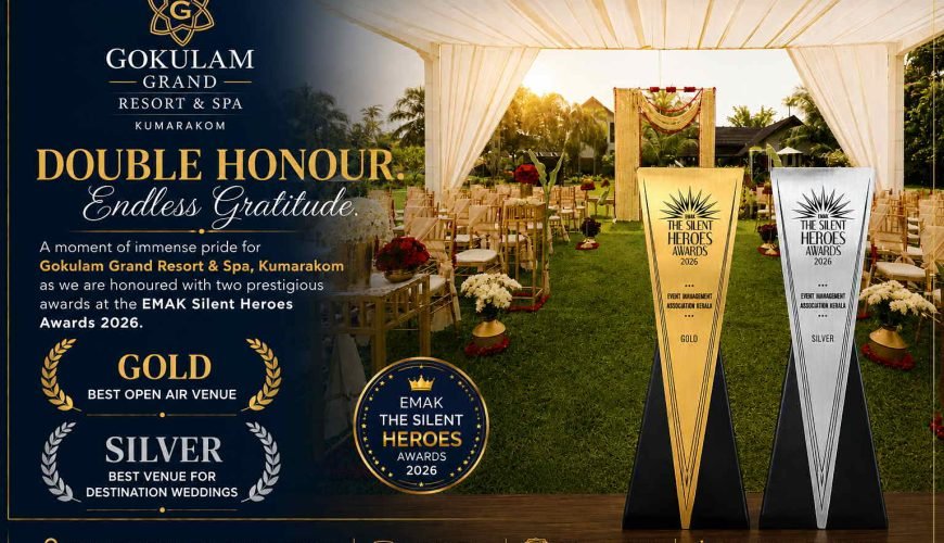 Gokulam Grand Kumarakom Wins EMAK Silent Heroes Awards 2026