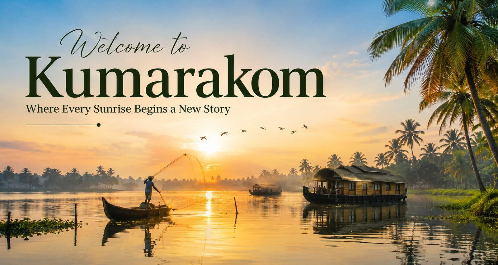 Welcome to Kumarakom: Where Every Sunrise Begins a New Story